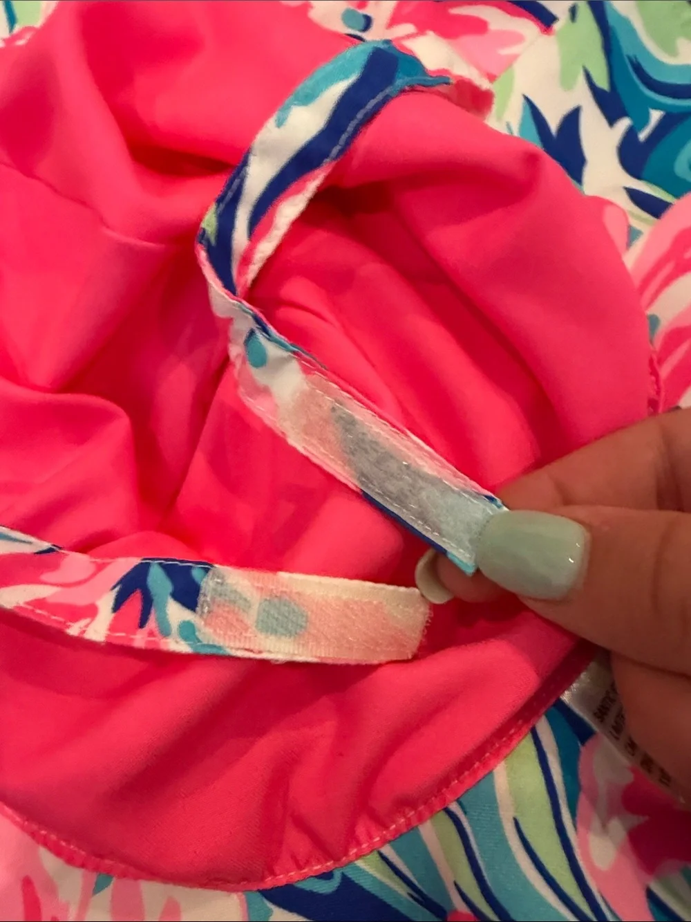 Tommy Bahama Girls Floral Long-Sleeve Rashguard Set in Pink, Blue & Green